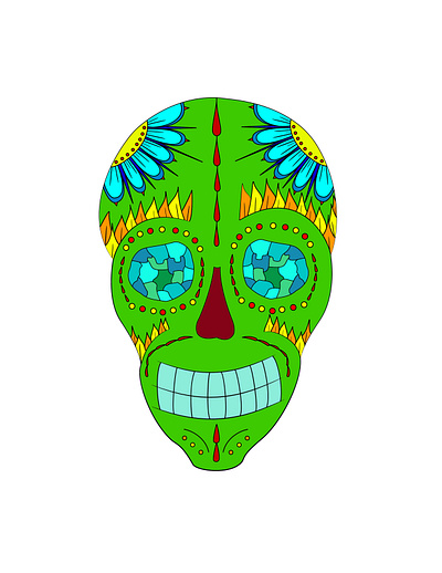 DiaDeLosMuertos design illustration vector