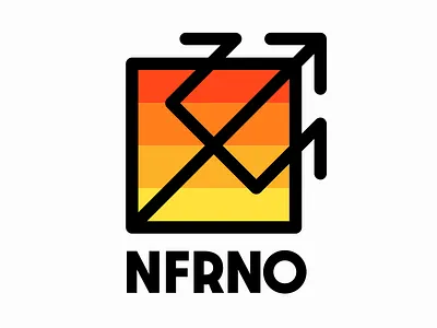 Inferno Logo fire inferno logo logo design orange pitchfork