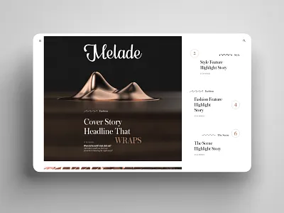 Editorial TOC app bold clean creative editorial elegant function geometry grid inspiration interface luxury minimalism ui uiux ux web webdesign