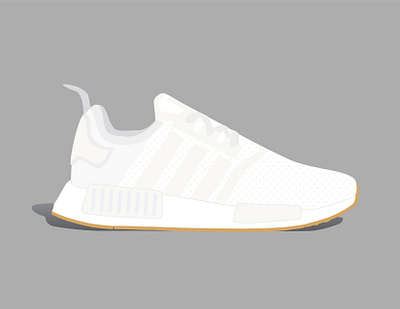 NMD adidas adobe illustration illustrator shoes sneaker illustration sneakerhead sneakers vector vector illustration