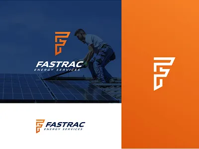 Fastrac energy icon monogram solar