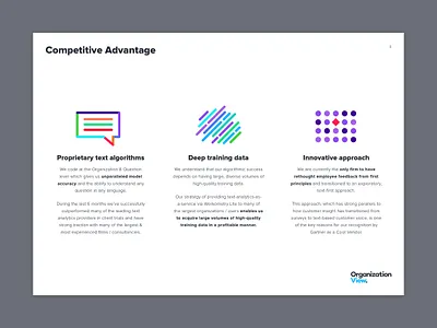 Organisation View Presentation Slide abstract design geometric hr icon iconography investor pattern slide type typography