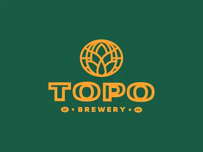 Topo Brewery Logo Concept 01 alcohol beer branding brand branding lockup logo san francisco topo
