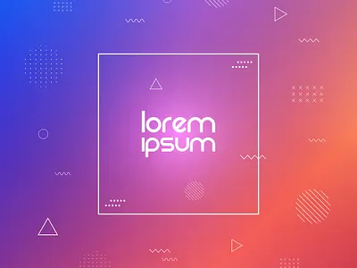 Colorful memphis background background design illustration lorem ipsum memphis minimal pattern vector