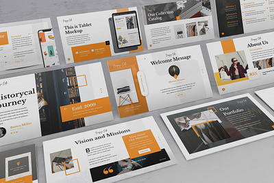 Bargaya - Fashion & Lookbook Powerpoint Template business presentation clean finance investor minimal pitchdeck powerpoint template presentation simple slides