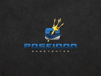 POSEIDON Game Center branding design esports game game design icon illustration logo vector