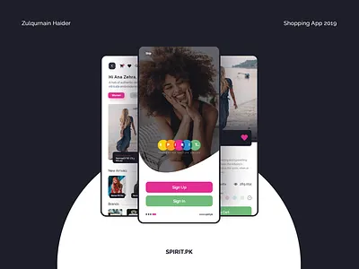 Shopping App (spirit.pk) UX/UI Interaction Design 2020 trend adobe app app design creative design design flat minimal design minilism minimal minimalism minimalist minimalist logo red shopping app spirit ui ui ux ui ux design ux web