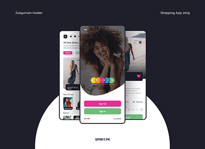 Shopping App (spirit.pk) UX/UI Interaction Design 2020 trend adobe app app design creative design design flat minimal design minilism minimal minimalism minimalist minimalist logo red shopping app spirit ui ui ux ui ux design ux web