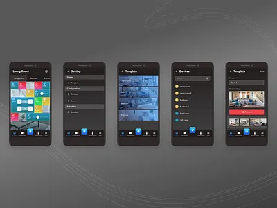 My Hawes redesign - dark theme app black dark mobile app ui design