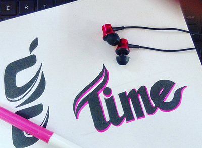 time calligraphy calligraphy and lettering artist design illustration illustrator lettering typography