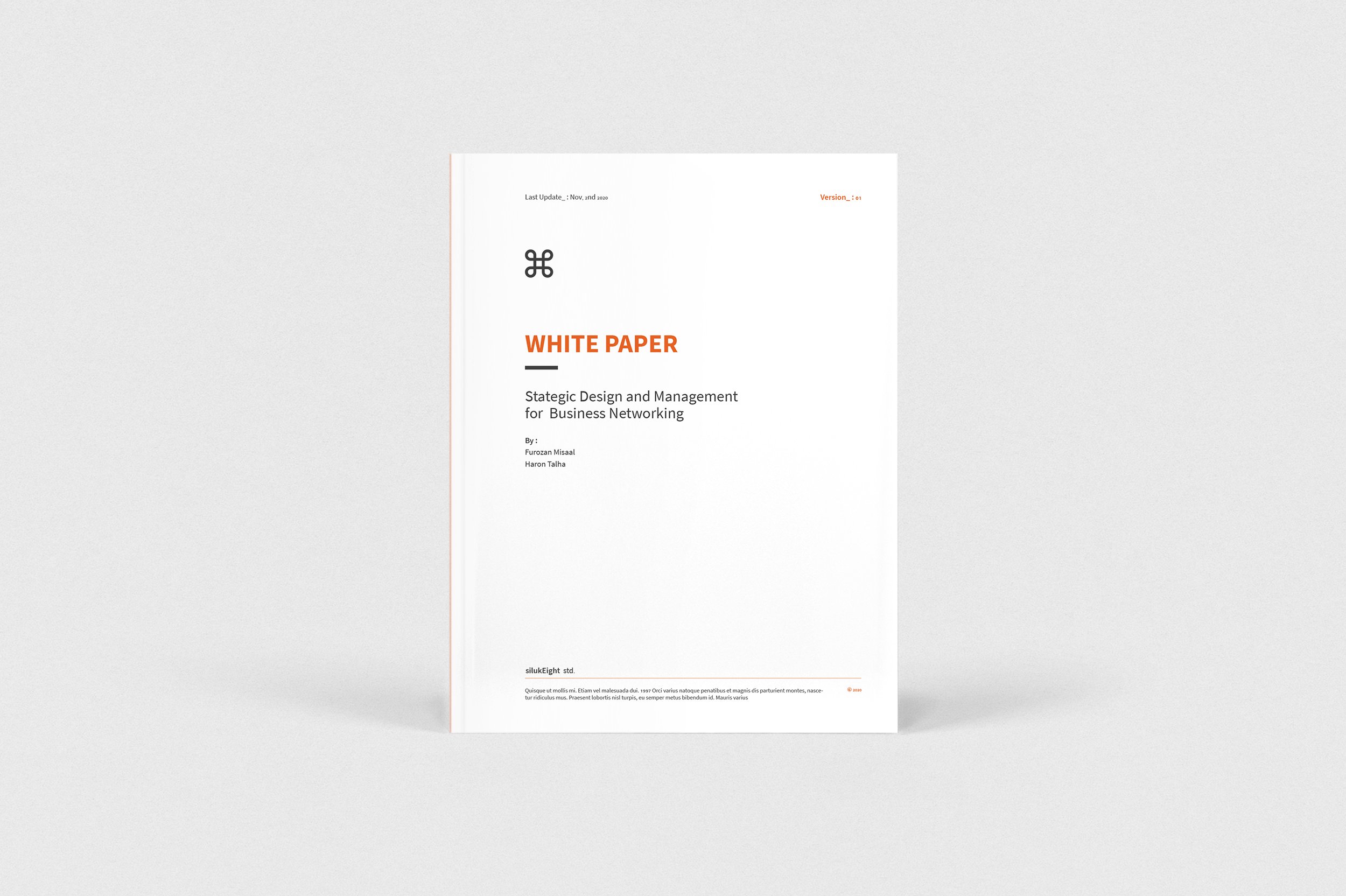 White Paper branding brochure business catalogue clean elegant magazine modern paper portfolio template white whitepaper