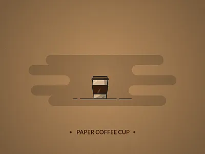 Coffee paper cup - coffee set brand branding design illustration art illustrator paper cup starbucks