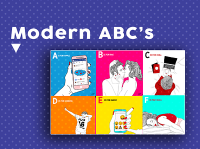 Modern ABC's art branding design graphicdesign illustration rock typography