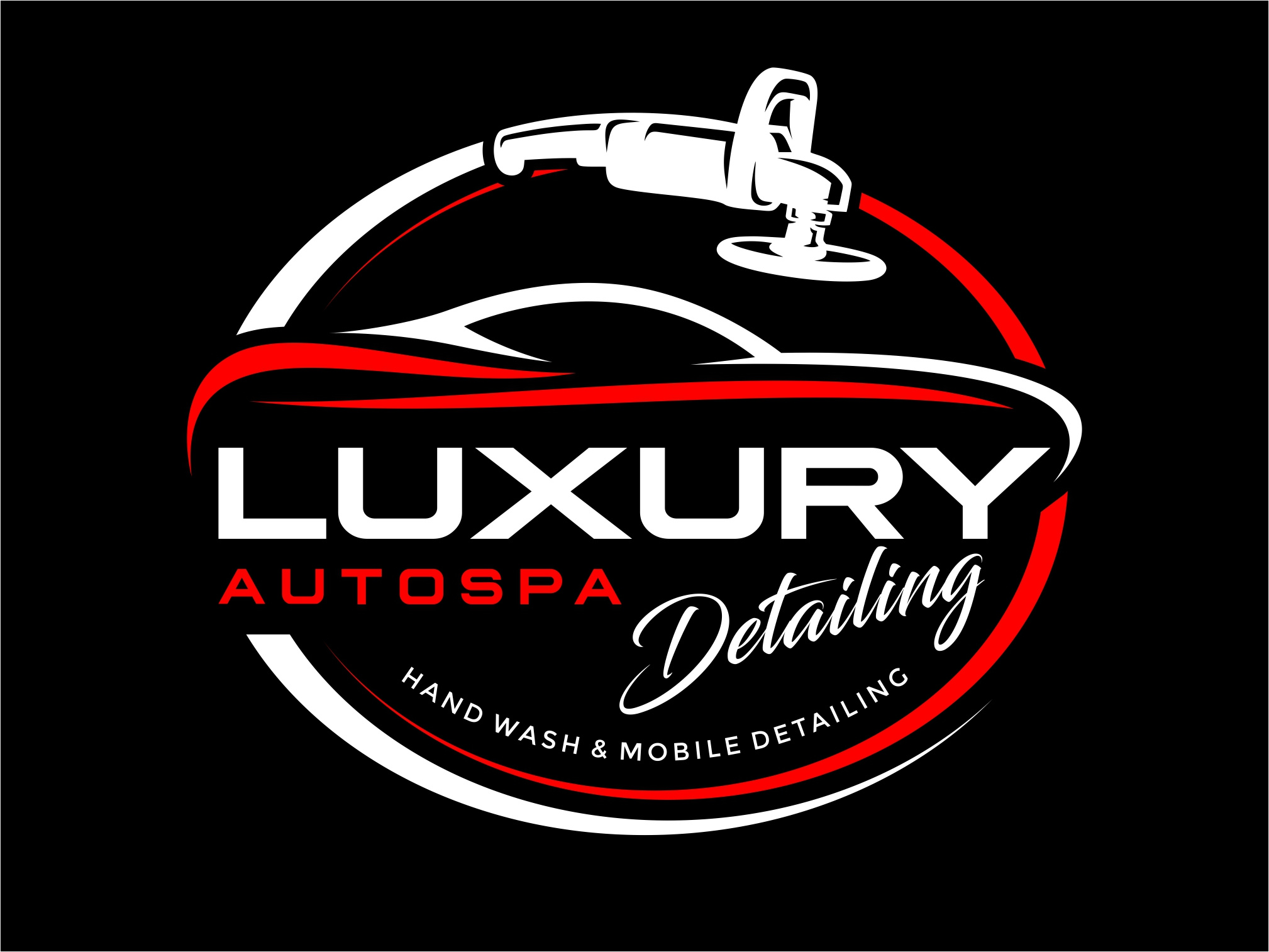 Luxury Autospa logo flower graphic design logo logo design logo maker free logodesign logomaker logos logotype