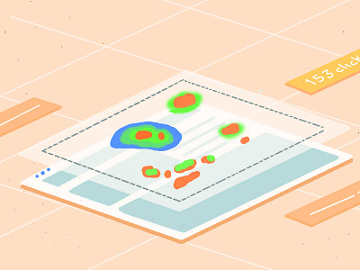 heatmaps examples ab testing graphic heatmap illustration mobile vwo website