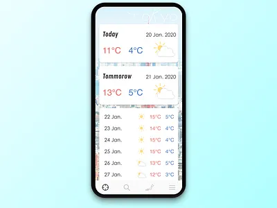 #037 Weather | Daily UI daily ui