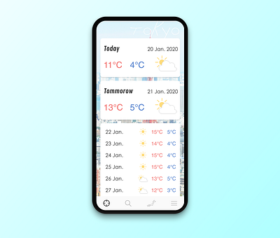 #037 Weather | Daily UI daily ui