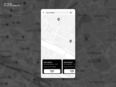 Daily UI N°29 : Map behance brand identity branding dailyui design designer dribbble graphicdesign illustrator interface map sketch ui uitrends uiux ux vector web webdesign work