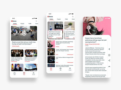 Hey Dribbblers! Here is my new work. It's News App Concept. app design feed inspiration interface news newsfeed ui