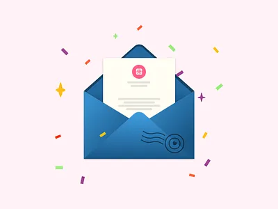 envelope design energy envelope enviroment free gift illustration letters mail mailbox mailchimp mailing post stamp ui