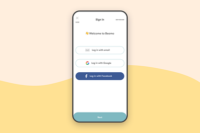 Login app design interface log in mobile ui ux