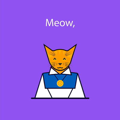 Meow adobe branding design hello hello dribbble illustration photo photoshop poster vector