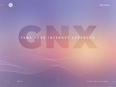 Landing page concept for broadband company design early access landing landingpage minimalist typography ui ux vector web