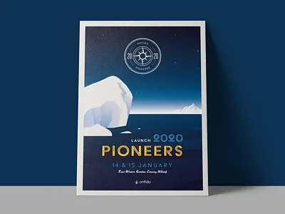 Onfido Launch 2020 - Glacier brand illustration illustration typography vector