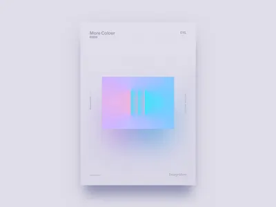 MoreColour 016. blue colour gradient gradient design gradients graphic graphic design green photoshop pink poster poster a day poster art poster design posters series