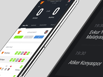 Ajansspor Mobile App app design clean design clean ui erdem özkan futbol iddaa minimal app design mobile app mobile app design news app saran holding sketchapp soccer app sports app