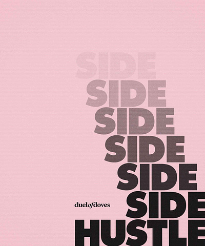 Side Hustle Podcast branding design designer duelofdoves icon logo minimal poster poster design sidehustle typography ux vector