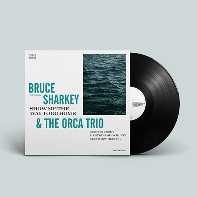 Show Me The Way To Go Home album cover cover design design fictional jazz personal project records vintage