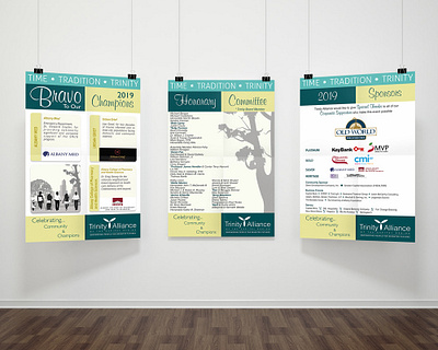Trinity Gala 2019 Posters crgraphix.com design flat typography vector