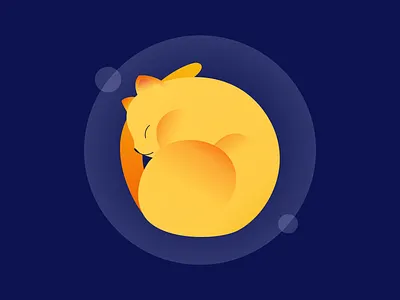 Illustration Cat-fullness 2d blue background branding cats design figma gradient gradient design illustration illustration art ui