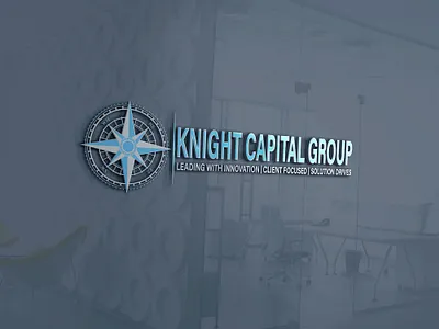 Knight Capital Group Logo adobe illustrator adobe photoshop brand design logo shape