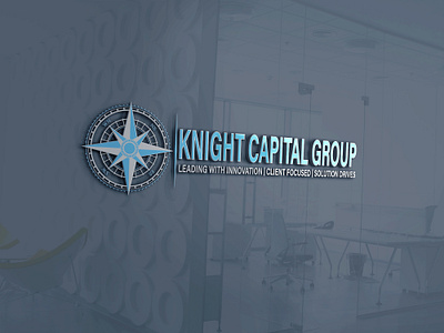 Knight Capital Group Logo adobe illustrator adobe photoshop brand design logo shape