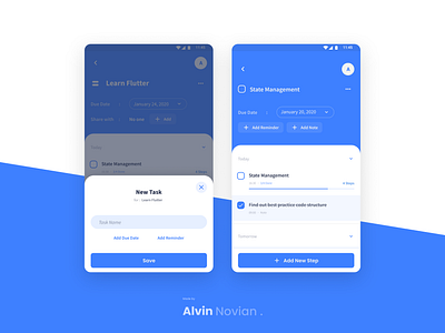 Todo App - Mobile App Design (2) app app design clean clean ui management app task task list task management task manager todo todolist ui ux
