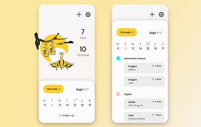 Task app app design ui ux web