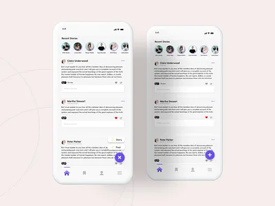 Activity Feed UI activity dailyui mobile ui neomorphism social social app ui ux uidesign uiux