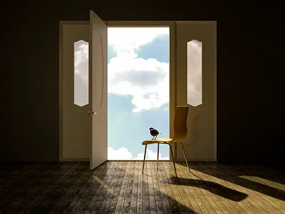 Sky Room 3d advertising art direction branding c4d colors concept coronarender creative dribbble illustration iran modeling tehran