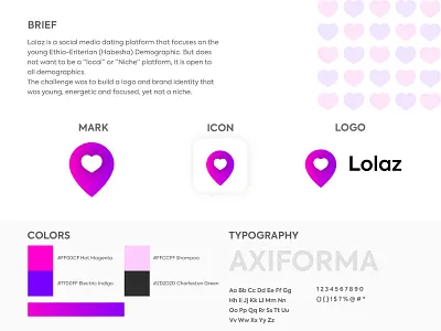 Lolaz app branding icon illustration logo