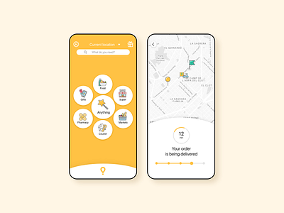 B2C Delivery App app design ios ios app product design ui ui ux ui design ux ux design