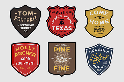 Badge Logo Collections badge design badge logos badges branding font font awesome fonts free fonts handlettering illustration logo design new fonts retro retro logo ticketing tickets typography vintage vintage logo