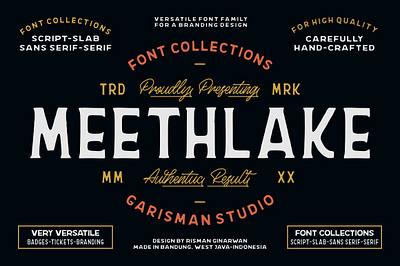 Meethlake Typeface branding font font awesome font design font family fonts free fonts handlettering logo new fonts retro fonts typography vintage font vintage fonts