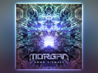 Morgan - Damn Signals cover 3d design digital fractal music psychedelic psytrance signal