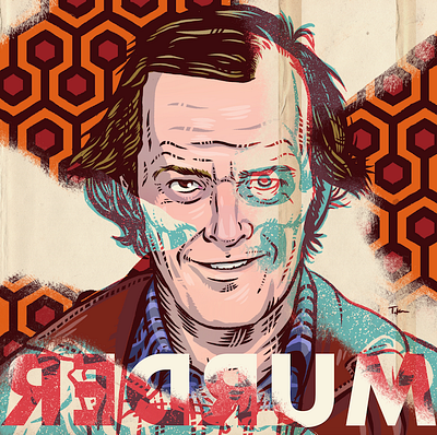 Jack Torrence drawing editorial illustration gig poster horror illustration monsters the shining