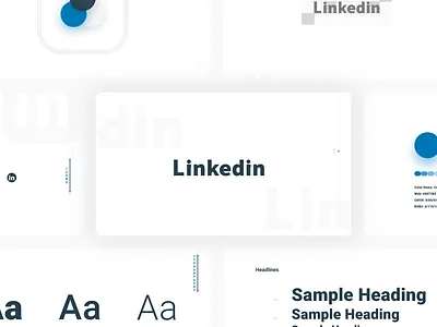LinkedIn Redesign brand color designer interface logotype redesign typography
