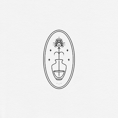 Talisman Flower Market Graphic badge brand branding design florist flower geometric geometrical illustration logo minimal modern monogram pattern tattoo traditional vector vintage