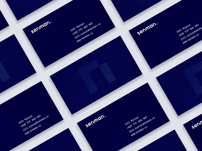Senman business cards brand brand design brand identity branding branding and identity branding design business card clean design development development company digital logo logos logotype minimal minimalism tech technology technology logo