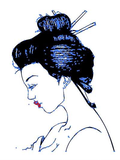 Geisha Vector design geisha illustration pencil pencil drawing sketch vector